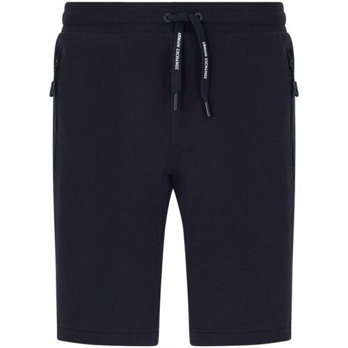 Oblačila Moški Kratke hlače & Bermuda EAX 8NZS75 ZJKRZ Modra