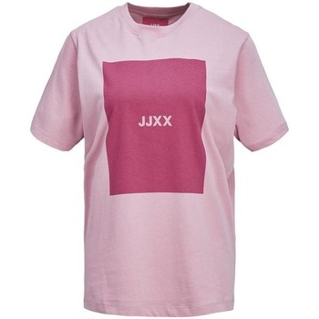 Oblačila Ženske Majice s kratkimi rokavi Jjxx  Rožnata