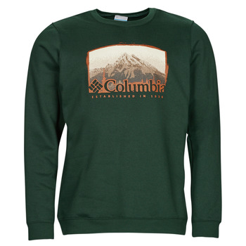 Oblačila Moški Puloverji Columbia Hart Mountain  Graphic Crew Zelena