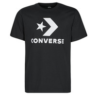 Oblačila Moški Majice s kratkimi rokavi Converse GO-TO STAR CHEVRON TEE Črna