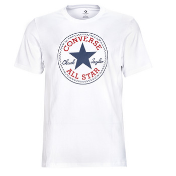 Oblačila Moški Majice s kratkimi rokavi Converse GO-TO CHUCK TAYLOR CLASSIC PATCH TEE Bela
