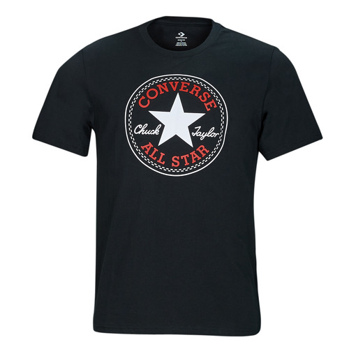 Oblačila Majice s kratkimi rokavi Converse GO-TO CHUCK TAYLOR CLASSIC PATCH TEE Črna