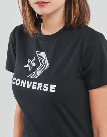 Converse STAR CHEVRON TEE Črna