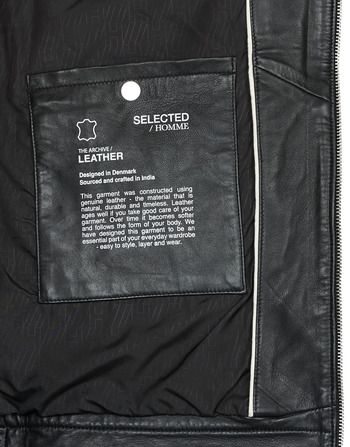 Selected SLHARCHIVE CLASSIC LEATHER Črna