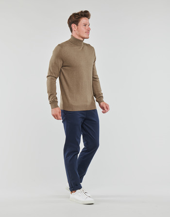 Selected SLHBERG ROLL NECK Bež