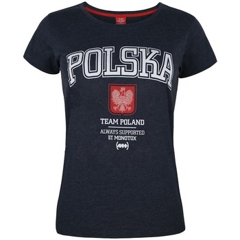 Oblačila Ženske Majice s kratkimi rokavi Monotox Polska College Črna
