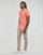 Oblačila Moški Polo majice kratki rokavi Polo Ralph Lauren K223SC01-SSKCCMSLM1-SHORT SLEEVE-KNIT Oranžna / Mango