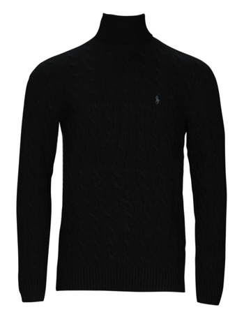 Oblačila Moški Puloverji Polo Ralph Lauren S224SC03-LSCABLETNPP-LONG SLEEVE-PULLOVER Črna