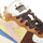 Čevlji  Moški Modne superge Diadora Mi Basket Row Cut Choco Breakfast 