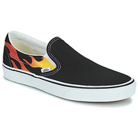 Čevlji  Moški Slips on Vans CLASSIC SLIP-ON FLAM Črna / Rdeča