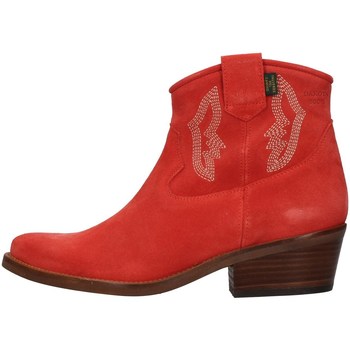 Čevlji  Ženske Gležnjarji Dakota Boots DKT68 Rdeča