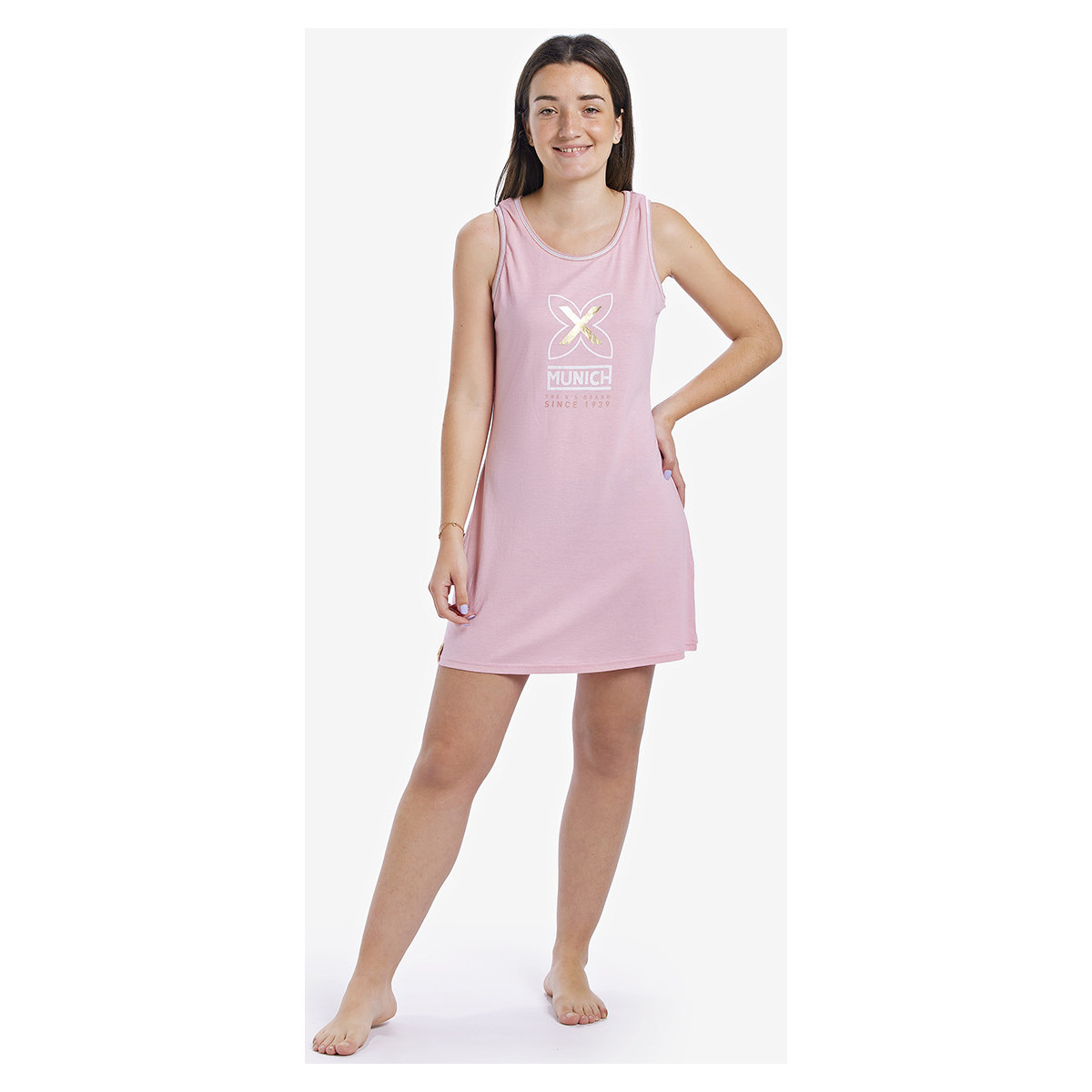 Oblačila Ženske Pižame & Spalne srajce Munich CH0300 Rožnata