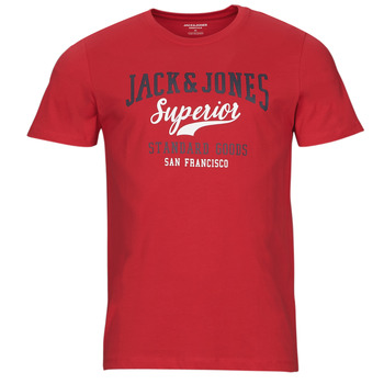 Oblačila Moški Majice s kratkimi rokavi Jack & Jones JJELOGO TEE SS O-NECK 2 COL Rdeča