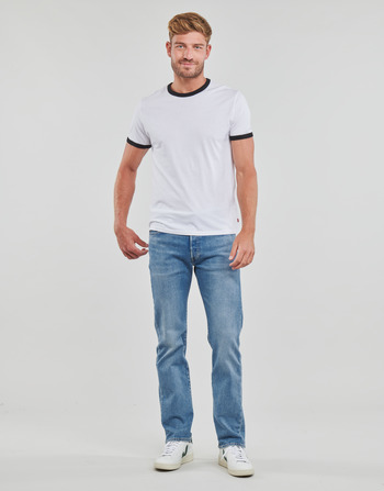 Oblačila Moški Jeans straight Levi's 501® LEVI'S ORIGINAL Indigo modra / Worn / In