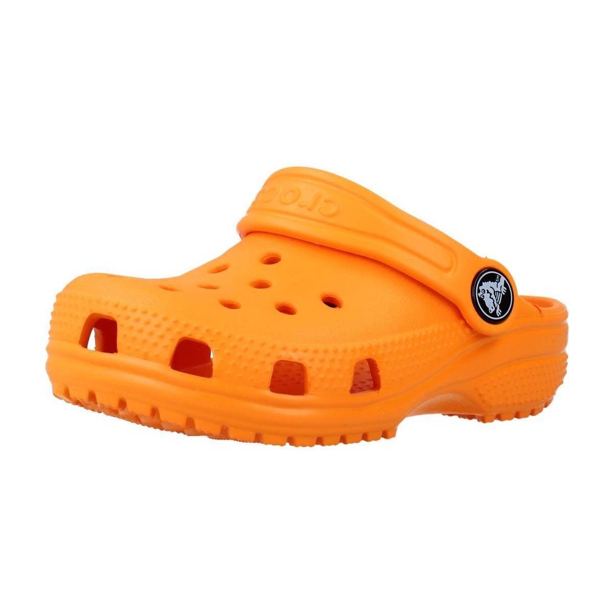 Čevlji  Deklice Japonke Crocs CLASSIC CLOG T Oranžna