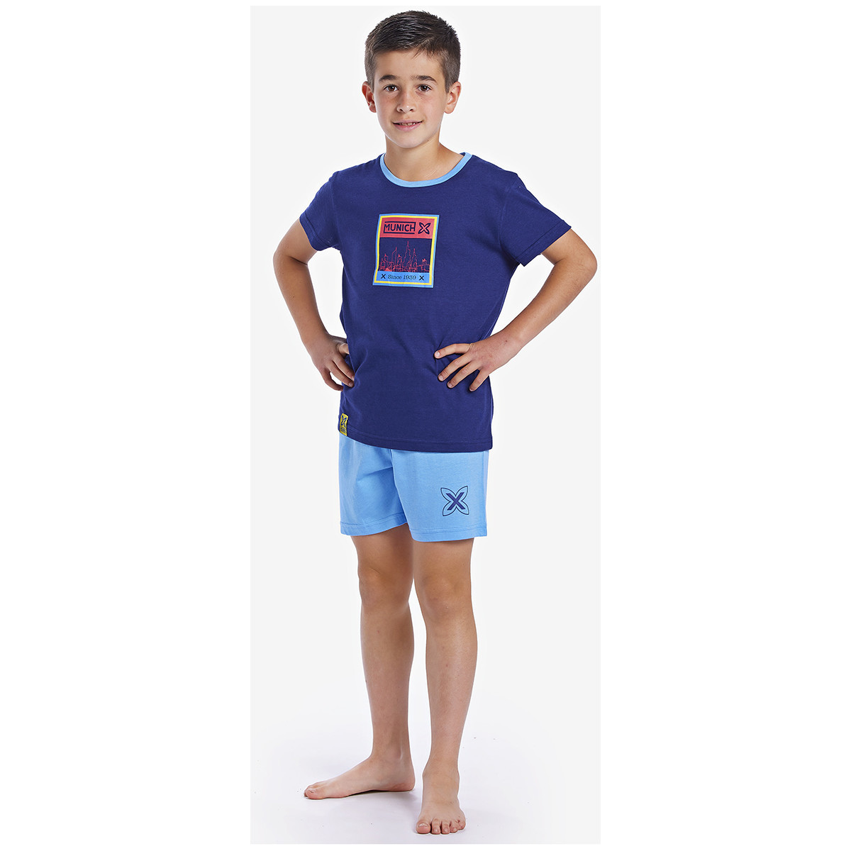 Oblačila Dečki Pižame & Spalne srajce Munich CH1450 Modra