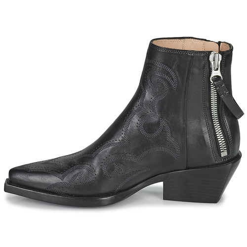 Freelance CALAMITY 4 WEST DOUBLE ZIP BOOT Črna