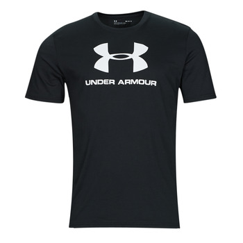 Oblačila Moški Majice s kratkimi rokavi Under Armour UA Sportstyle Logo SS Črna / Bela