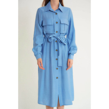 Oblačila Ženske Obleke Robin-Collection 133040939 Modra