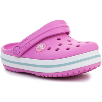 Čevlji  Deklice Cokli Crocs Crocband Kids Clog T 207005-6SW Rožnata