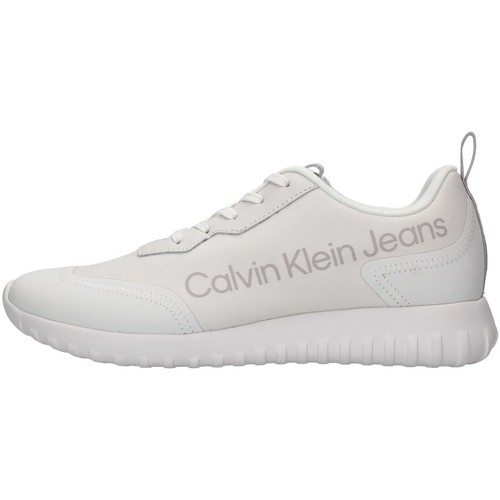 Čevlji  Moški Nizke superge Calvin Klein Jeans YM0YM00338 Bela