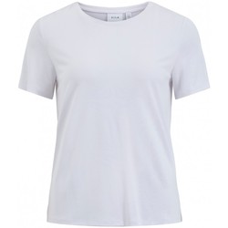 Oblačila Ženske Puloverji Vila Modala O Neck T-Shirt - Optical Snow Bela