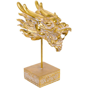 Dom Kipci in figurice Signes Grimalt Dragon Ornament Z Bazo Pozlačena
