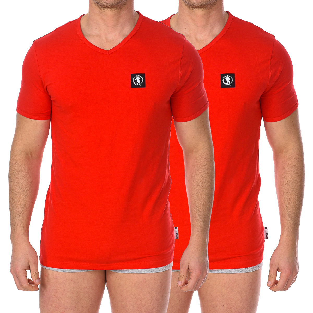 Oblačila Moški Majice s kratkimi rokavi Bikkembergs BKK1UTS08BI-RED Rdeča
