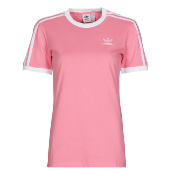 Oblačila Ženske Majice s kratkimi rokavi adidas Originals 3 STRIPES TEE Rožnata