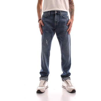 Oblačila Moški Jeans straight Roy Rogers P22RRU025D423A073 Modra