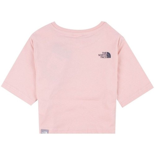 The North Face GHYÈ_ BNHGG SS CROPPED GRAPHIC TEE Rožnata