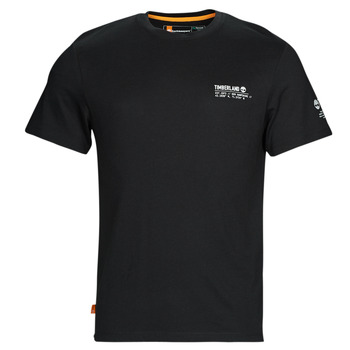 Oblačila Moški Majice s kratkimi rokavi Timberland Comfort Lux Essentials SS Tee Črna