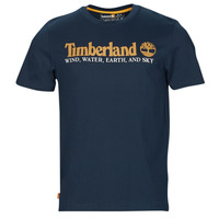 Oblačila Moški Majice s kratkimi rokavi Timberland Wind Water Earth And Sky SS Front Graphic Tee Modra