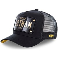 Tekstilni dodatki Kape s šiltom Capslab DC Batman Gotham City Trucker Črna