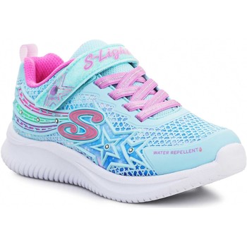 Čevlji  Deklice Sandali & Odprti čevlji Skechers Jumpsters- WISHFUL STAR 302323-AQPR Modra