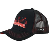 Tekstilni dodatki Kape s šiltom Capslab Marvel Deadpool Črna