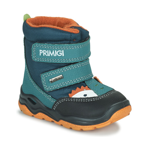 Čevlji  Dečki Škornji za sneg Primigi GARY GTX Modra / Oranžna