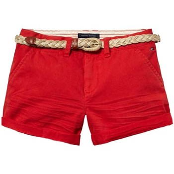 Oblačila Deklice Kratke hlače & Bermuda Tommy Hilfiger  Rdeča