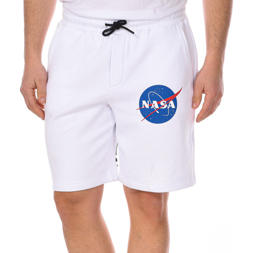 Oblačila Moški Spodnji deli trenirke  Nasa NASA21SP-WHITE Bela