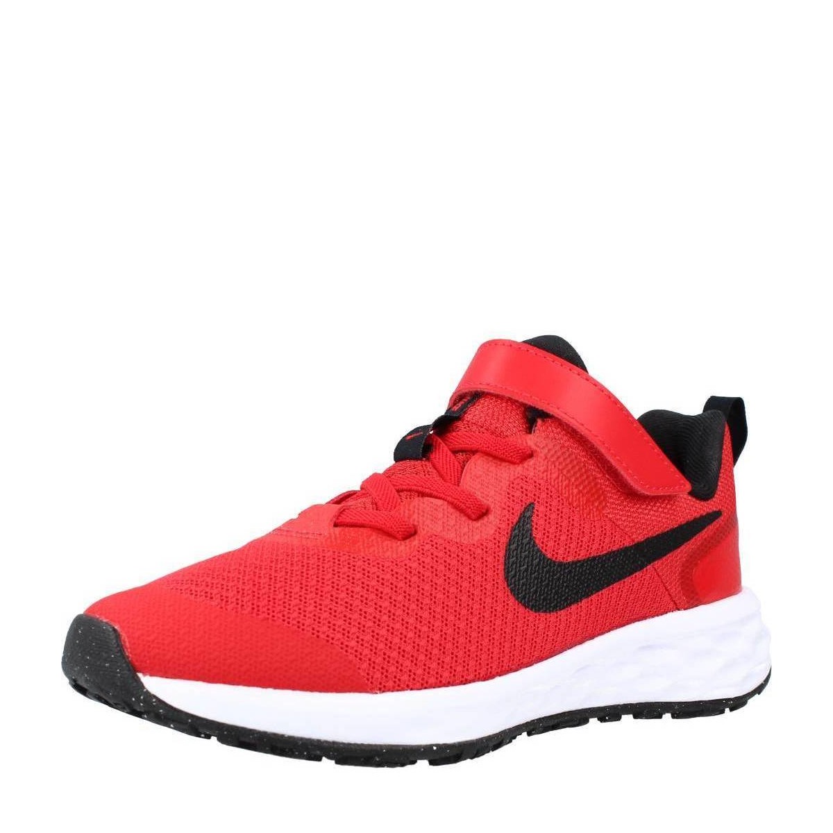 Čevlji  Dečki Nizke superge Nike REVOLUTION 6 Rdeča