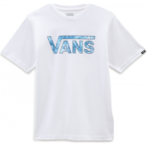 Oblačila Dečki Majice & Polo majice Vans classic logo Bela