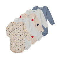 Oblačila Otroci Pižame & Spalne srajce Petit Bateau LOT 5 BODY Večbarvna