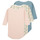 Oblačila Deklice Pižame & Spalne srajce Petit Bateau LOT 3 BODY Večbarvna
