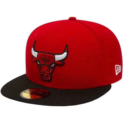 Tekstilni dodatki Moški Kape s šiltom New-Era Chicago Bulls NBA Basic Cap Rdeča