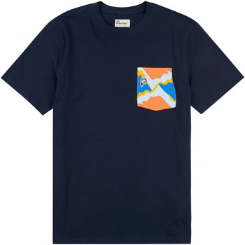 Oblačila Moški Majice s kratkimi rokavi Penfield T-shirt  Printed Chest Pocket Modra