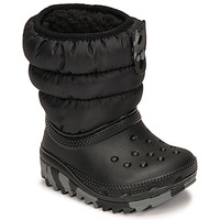 Čevlji  Otroci Škornji za sneg Crocs Classic Neo Puff Boot T Črna