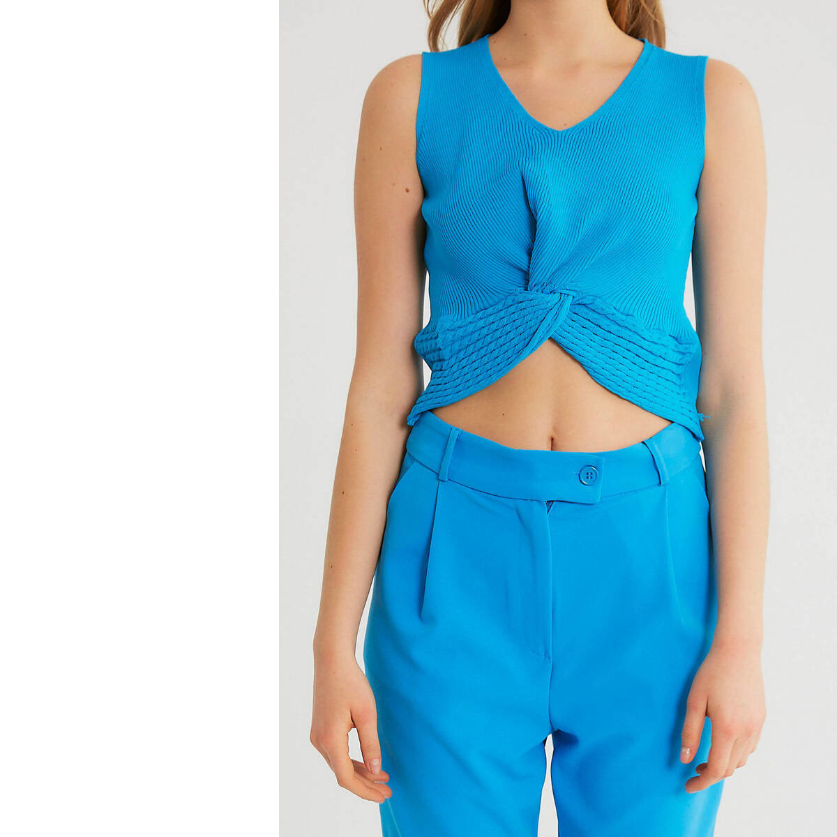 Oblačila Ženske Topi & Bluze Robin-Collection 133046906 Modra