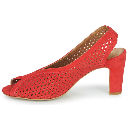 JB Martin 1LUXE Kozí / Velvet / Perfo / Rdeča