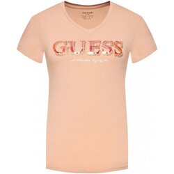 Oblačila Ženske Majice & Polo majice Guess W2GI05 J1300 Rožnata