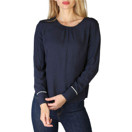 Oblačila Ženske Srajce & Bluze Tommy Hilfiger - xw0xw01568 Modra